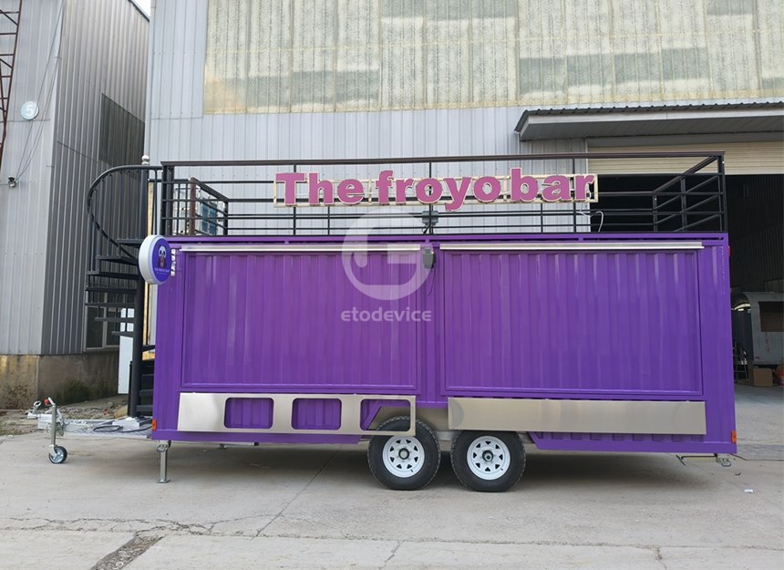 20ft Shipping Container Food Trailer for Sale